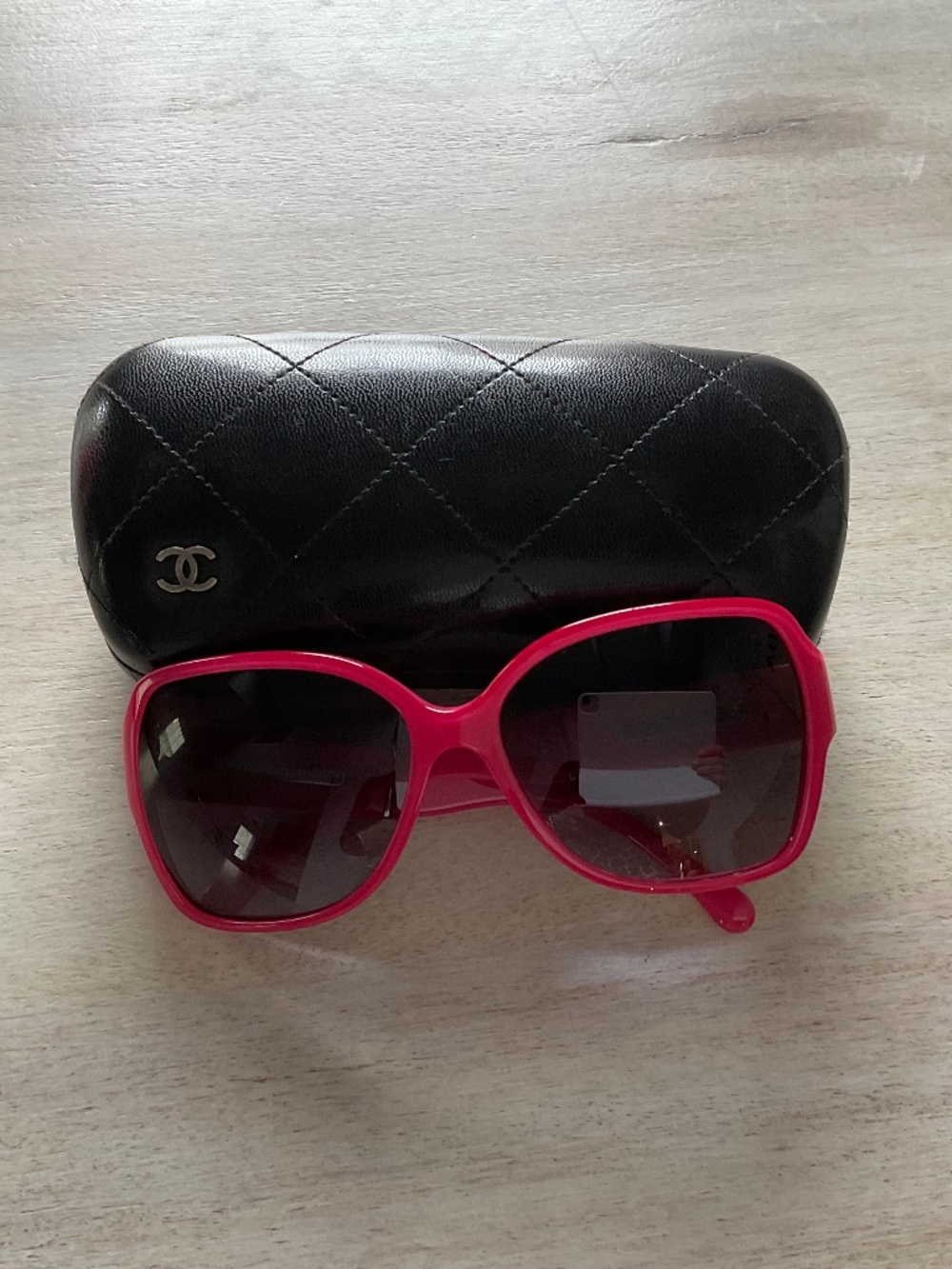Pink Chanel Sunglasses